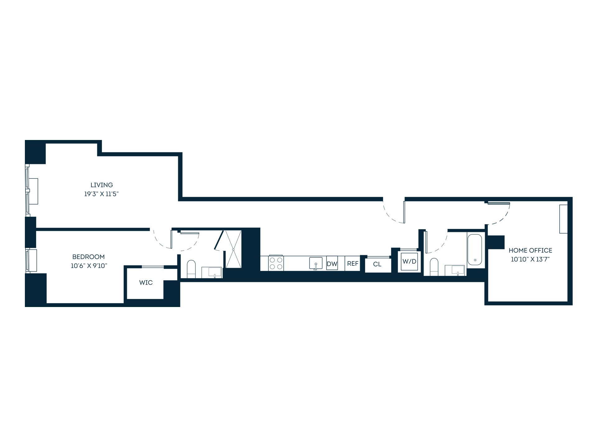 Floor plan layout diagram for 20ba20l